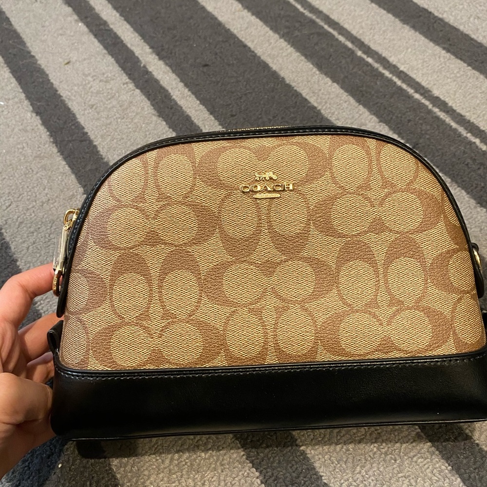 Coach black crossbody bag